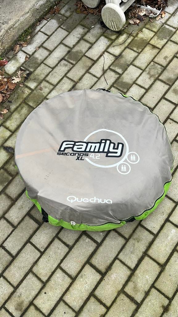 Tente 4 personnes 2 chambres, Caravanes & Camping, Enlèvement, Comme neuf