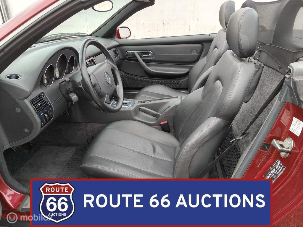 Mercedes-Benz SLK 230 Kompressor | 1999 | Route 66 Auctions, Zwart, Mercedes-Benz, Bedrijf, Handgeschakeld