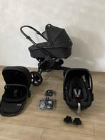 Maxi-Cosi Nova 3 Wheel Pushchair –Black 3 in-1 Set, Ophalen, Voetenzak, Ba, Ba