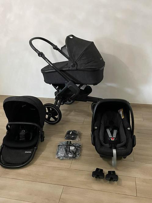 Maxi-Cosi Nova 3 Wheel Pushchair –Black 3 in-1 Set, Kinderen en Baby's, Buggy's, Maxi-Cosi, Voetenzak, Ophalen