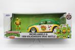 Michelangelo & 1959 Volkswagen Drag Beetle - TMNT, Hobby & Loisirs créatifs, Voitures miniatures | 1:24, Jada, Voiture, Enlèvement ou Envoi