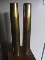 koperen obus-douille-hulzen+oude ketel met hengsel+giraf, Ophalen of Verzenden, Koper