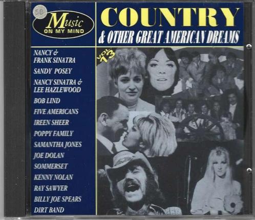 CD Music on my Mind Country & Other Great American Dreams, CD & DVD, CD | Pop, Comme neuf, 1960 à 1980, Enlèvement ou Envoi