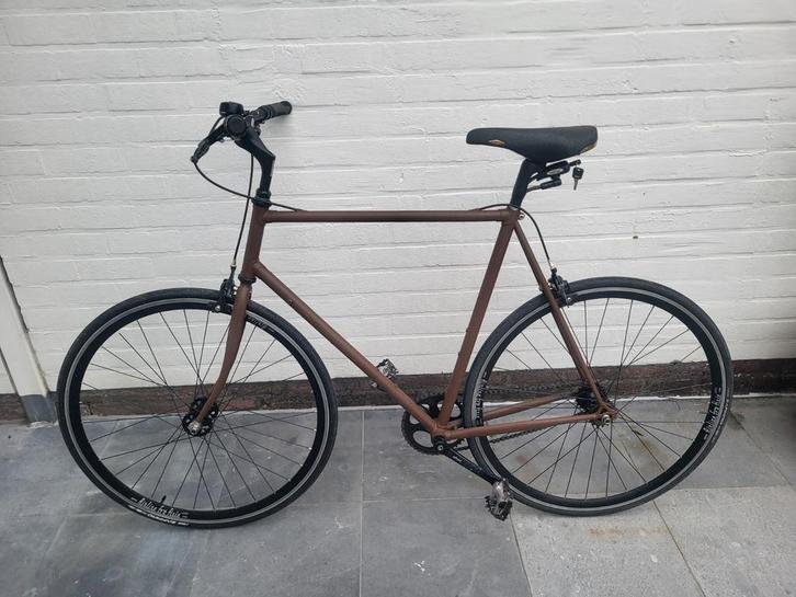 Fixie herenfiets, Fietsen en Brommers, Fietsen | Heren | Sportfietsen en Toerfietsen, Zo goed als nieuw, Ophalen
