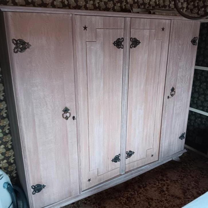 Slaapkamer handgemaakt in 1958, Huis en Inrichting, Slaapkamer | Bedden, Zo goed als nieuw, Ophalen