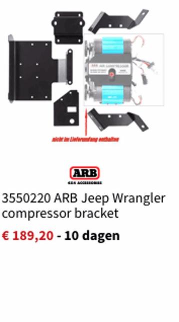 ARB Compressor onderdelen 