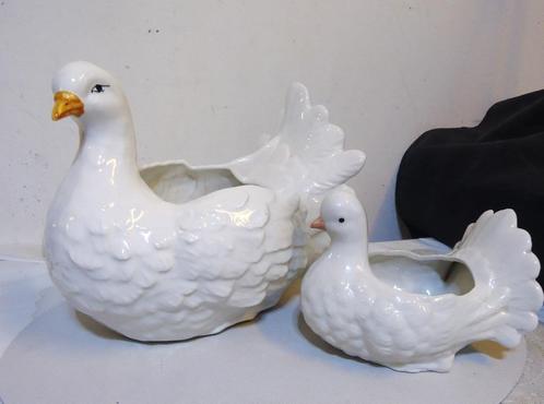 Pot de fleurs Pigeon jardinière Porcelaine Italienne💑🤗🎁👌, Antiquités & Art, Antiquités | Porcelaine, Enlèvement ou Envoi