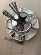 Fondue toestel op houten draaiplateau, Huis en Inrichting, Ophalen of Verzenden, Gebruikt