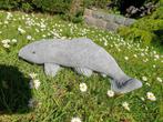 tuinbeeld koi karper, Tuin en Terras, Tuinbeelden, Ophalen of Verzenden, Nieuw, Beton, Dierenbeeld