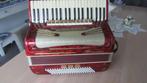 mooie accordion, Muziek en Instrumenten, Accordeons, Gebruikt, 80-bas, Toetsaccordeon, Met riemen