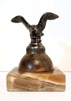 Aigle sur socle en onyx., Enlèvement ou Envoi, Bronze
