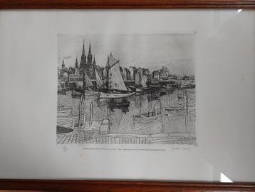 Gustave Camus  1914 - 1984   Ets   Marineschilders  beschikbaar voor biedingen