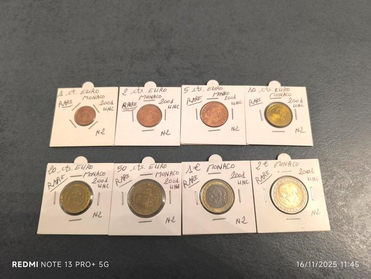 Vend ou échange euro Monaco 2001 complet en parfait État UNC, Timbres & Monnaies, Timbres | Indes orientales néerlandaises, Enlèvement ou Envoi