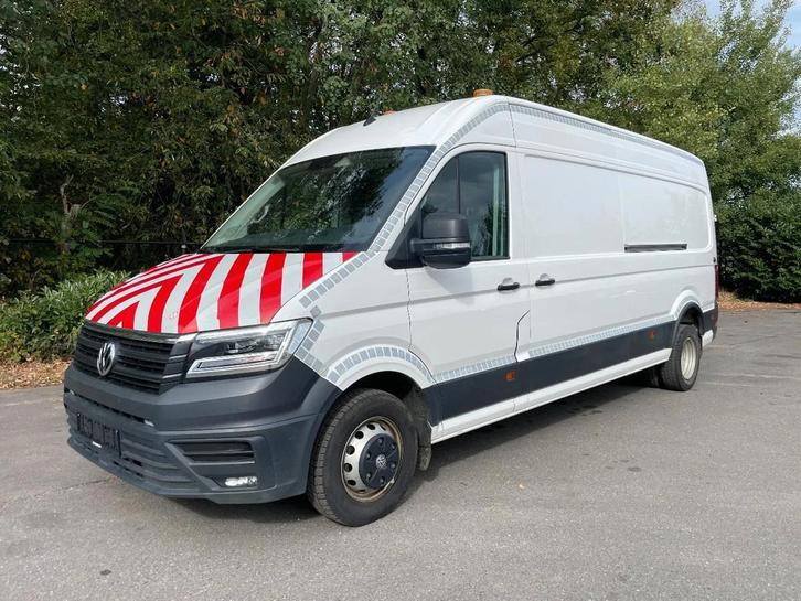 Volkswagen Crafter 180 PK L4H3 TWEE SCHUIFD DUBBELE wielen 3, Auto's, Bestelwagens en Lichte vracht, Bedrijf, Te koop, Achteruitrijcamera