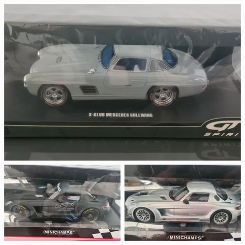 Mercedes 1/18 GT-Spirit en Minichamps, Hobby en Vrije tijd, Modelauto's | 1:18, Zo goed als nieuw, MiniChamps, Ophalen of Verzenden