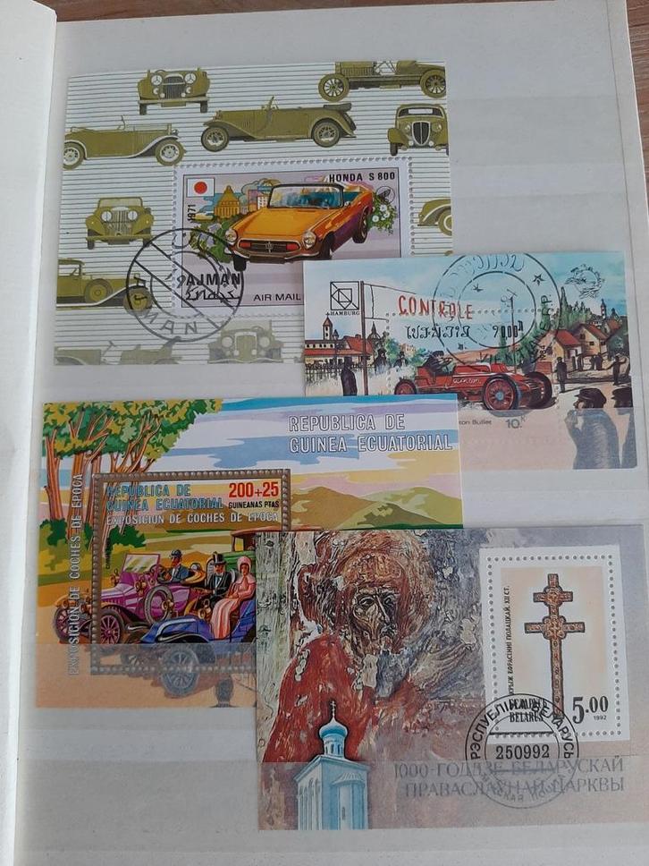 Thema:  Blauw album met 96 blokken° wereld (27), Postzegels en Munten, Postzegels | Thematische zegels, Gestempeld, Dier of Natuur