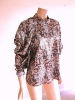 Astrid Black label - prachtige feestelijke blouse - top - M, Comme neuf, Astrid black label, Taille 38/40 (M), Autres couleurs