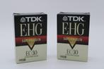 2 x TDK E-HG EC-30 Extra High Grade - VHS-C VHSC Cassette, Enlèvement ou Envoi