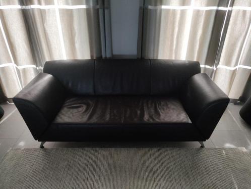 LEDER ZETEL, Huis en Inrichting, Zetels | Zetels, Zo goed als nieuw, Rechte bank, Overige maten, 200 tot 250 cm, 75 tot 100 cm