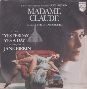 Jane Birkin – Yesterday, yes a day - Single beschikbaar voor biedingen