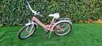 Fiets meisje roze, Fietsen en Brommers, Ophalen, Gebruikt, Handrem, 18 inch