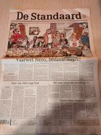 Dagblad de Standaard 31 dec 2002 Nero afscheid, Ophalen of Verzenden, Zo goed als nieuw, Krant
