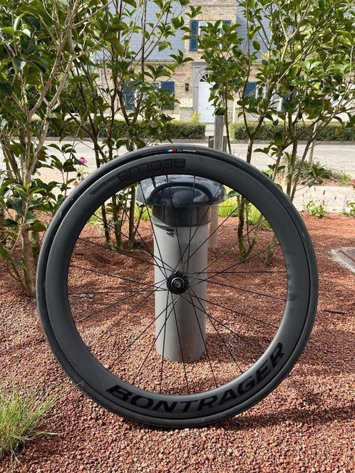 Bontrager Aeolus Elite 50 Wielen met nieuwe banden., Fietsen en Brommers, Fietsonderdelen, Nieuw, Racefiets, Wiel, Ophalen