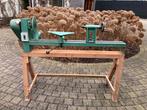 Hout draaibank + set houtbeitels, Doe-het-zelf en Bouw, Ophalen, Gebruikt, Houtdraaibank