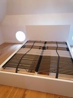 Bed, Huis en Inrichting, Slaapkamer | Bedden, 180 cm, Gebruikt, Wit, Hout