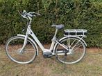Witte oxford elektrische damesfiets, Fietsen en Brommers, Elektrische fietsen, Gebruikt, 51 tot 55 cm, 30 tot 50 km per accu, Ophalen