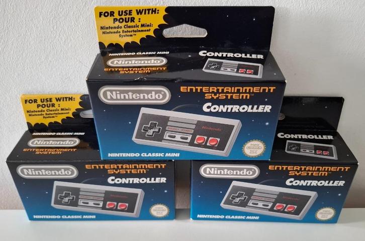 NES Mini originele controller (nieuw & sealed), Games en Spelcomputers, Spelcomputers | Nintendo Consoles | Accessoires, Nieuw