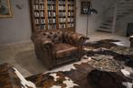 PRACHTIGE LUXE CHESTERFIELD FAUTEUIL VAN HOGE KWALITEIT, Ophalen, Gebruikt, Leer
