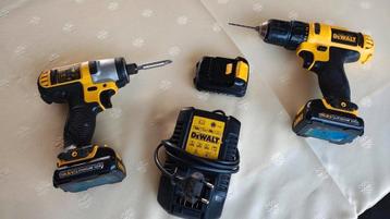 Perceuse Dewalt DCD710+visseuse à percussion DCF815, Enlèvement ou Envoi, Comme neuf