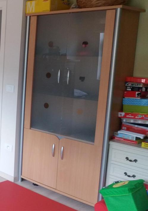 Vitrine opbergkast, Huis en Inrichting, Kasten | Vitrinekasten, Ophalen