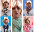 ✨️Sjaals 6x Diverse Kleuren  - Met BUNDELKORTING‼️✨️, Bijenkorf, Ophalen of Verzenden, Zo goed als nieuw, Sjaal