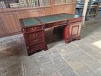 180 cm groot klassiek Engels Chesterfield bureau, Huis en Inrichting, Ophalen of Verzenden, Gebruikt, Bureau