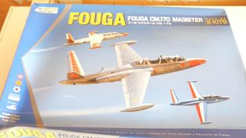 FOUGA MAGISTER BELGIAN AIR FORCES 1/48 KINETIC  8 2X