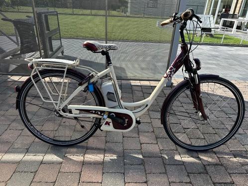 Electrische damesfiets, Fietsen en Brommers, Fietsen | Dames | Damesfietsen, Gebruikt, Overige merken, (Extra) lage instap, Versnellingen