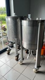 Gistvaten voor hobbybrouwerij. Roestvrij staal, 100L en 200L, Ophalen, Gebruikt