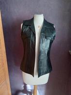 Vintage lederen dames gilet maat 38, Kleding | Dames, Ophalen of Verzenden, Zo goed als nieuw