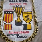 Wimpel kv Mechelen- zwarte Leeuw kwartfinale beker 1989, Verzamelen, Ophalen of Verzenden