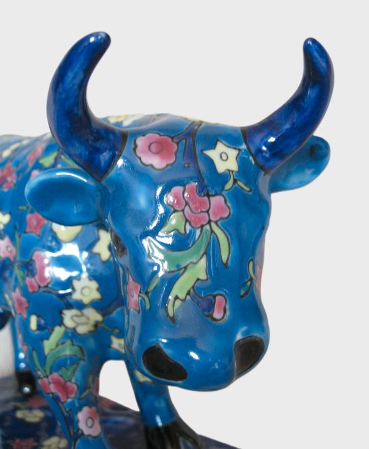 Mooie koe keralouve * Emaux de Louviere, Antiek en Kunst, Antiek | Keramiek en Aardewerk, Ophalen