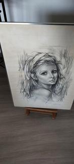 2stuks tekening afmeting BR 50cmhoogte 68cm, Antiek en Kunst, Kunst | Tekeningen en Fotografie, Ophalen