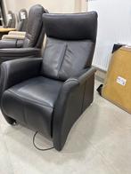 ELEKTRISCHE RELAXZETEL | 2 MOTOREN | LEDER | VOOR €295!, Huis en Inrichting, ., Leer, Ophalen of Verzenden, Zo goed als nieuw