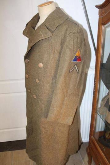US WO2 „Overcoat Wool” 42S - 5th Armored Div. - 1943 beschikbaar voor biedingen