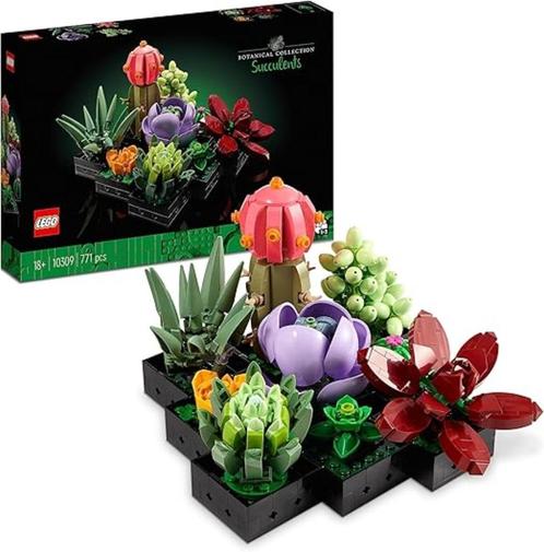 LEGO Icons Vetplanten SNELLE GRATIS LEVERING, Kinderen en Baby's, Speelgoed | Duplo en Lego, Nieuw, Lego, Complete set, Verzenden