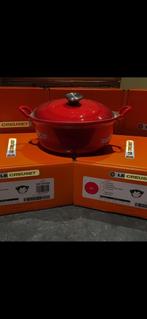 LE CREUSET faitout 24 cm !!NOG 3 stuks !!!, Huis en Inrichting, Gietijzer, Nieuw, Ophalen of Verzenden, Keramische plaat