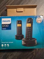 Philips D130 duo téléphone fixe, Télécoms, Enlèvement, Utilisé