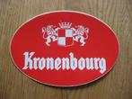 Sticker Kronenbourg Bier 14 x 9,5 cm, Verzamelen, Ophalen of Verzenden, Nieuw, Merk