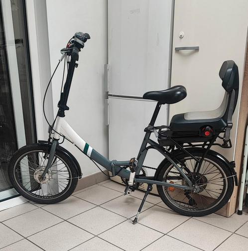 Vélo électrique pliable, Fietsen en Brommers, Fietsen | Vouwfietsen, Gebruikt, Versnellingen, Ophalen
